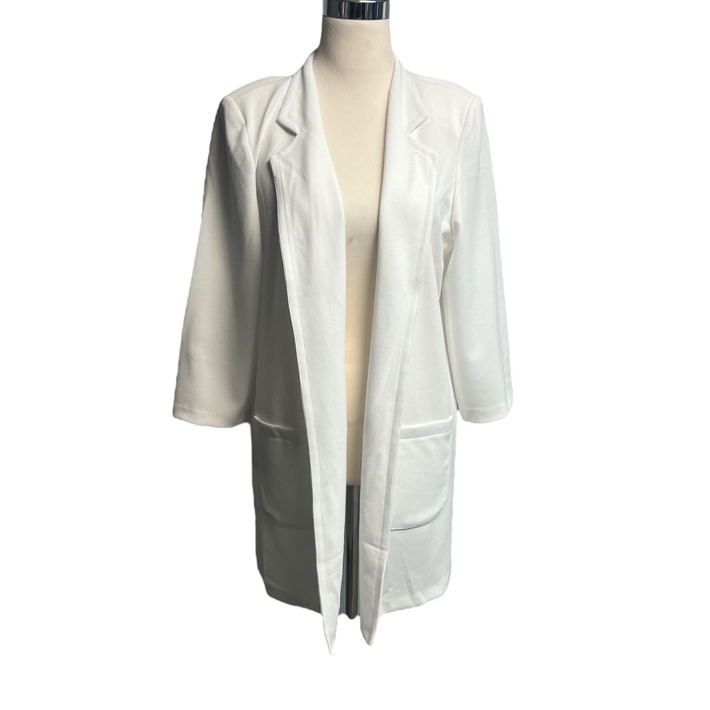 New York Clothing Co Women White Jacket